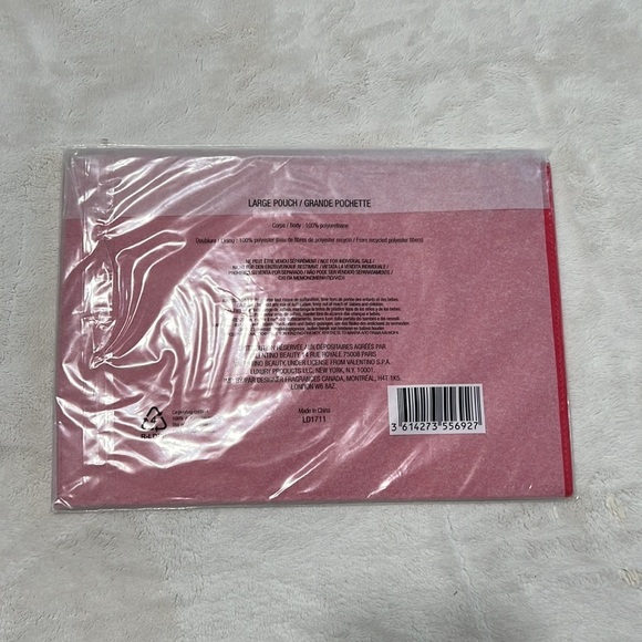 Valentino Voce Viva Large Patent Leather Trousse Pouch — Red / New in Package - Picture 3 of 5